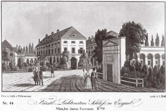 Pałac w 1. poł. XIX w.