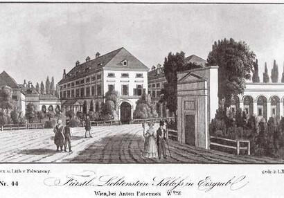 Pałac w 1. poł. XIX w.
