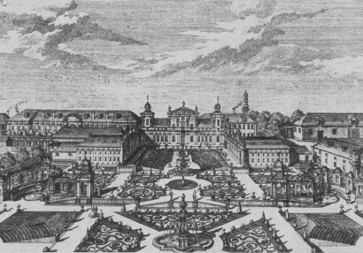 Barokowy pałac w XVIII w.
